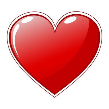 Arka planda kalp ikonu var. Aşk logosu kalp çizimi.