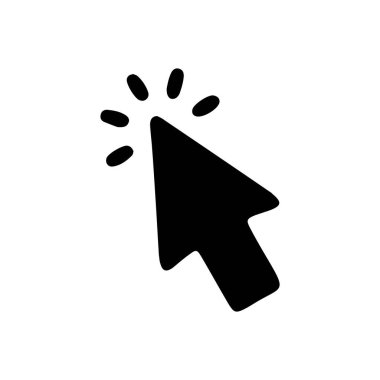 imleç ağ vektör simgesi