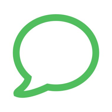 konuşma kabarcığı vektör çizimi