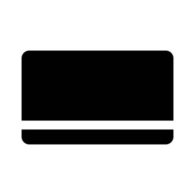 Kartın vektör illüstrasyon simgesi