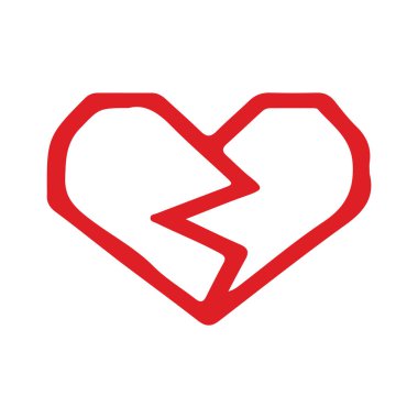 Arka planda kalp ikonu var. Aşk logosu kalp çizimi.