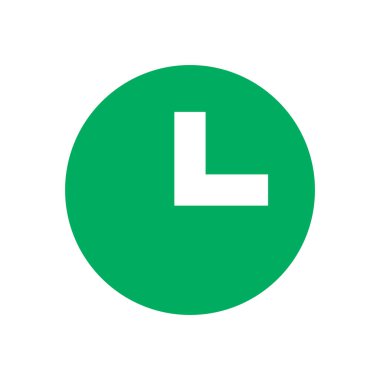 Saat vektör web simgesi