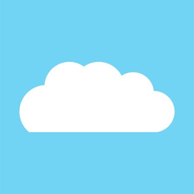 bulut web vektör simgesi