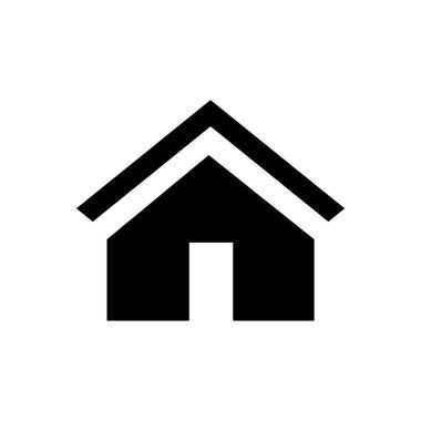 ev simgesi vektör illüstrasyonu