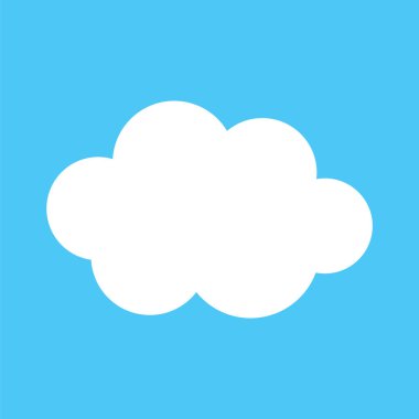 bulut web vektör simgesi