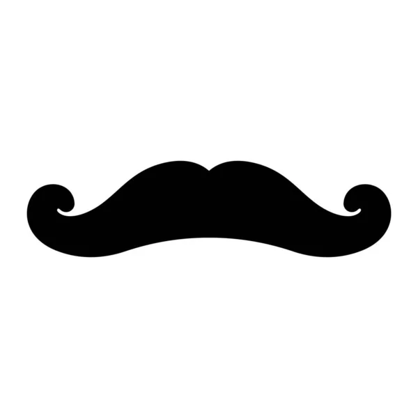 Minimalistic Vector Illustration Mustache Icon — 图库矢量图片