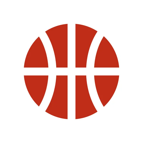 バスケットボールアイコンベクトルイラスト — ストックベクタ