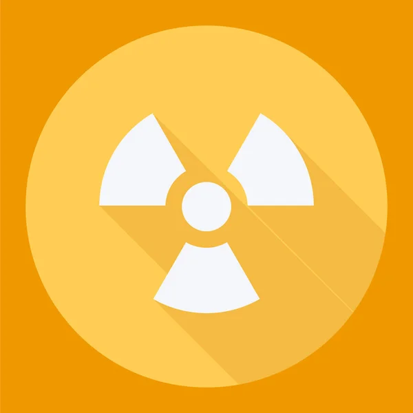 Radiation Line Vector Icon — стоковый вектор