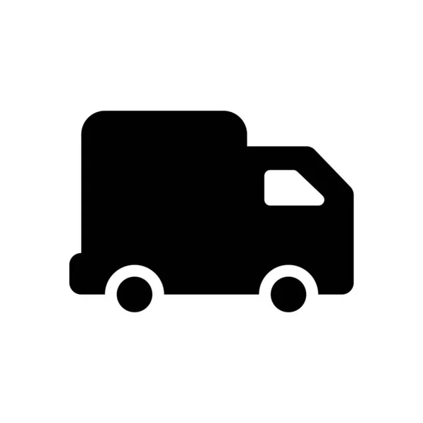 Vector Illustration Icon Truck — Stock vektor