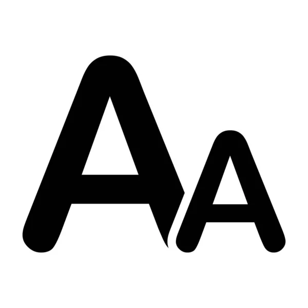 Lettera Web Icon Design Semplice — Vettoriale Stock