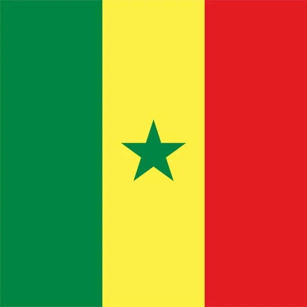 Bandera Del País Del Congo Ilustración Vectorial — Vector de stock