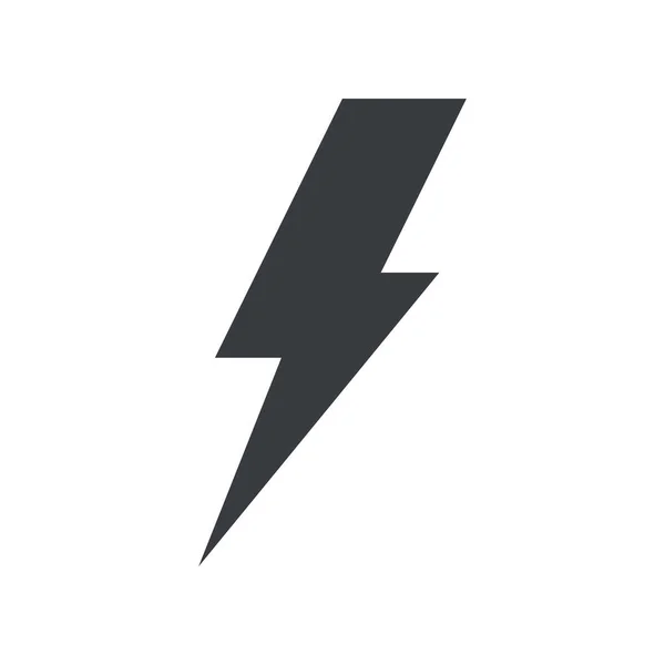 Minimalistic Vector Illustration Lightning Icon — 图库矢量图片