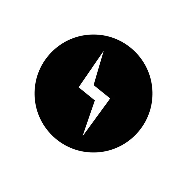 Minimalistic Vector Illustration Lightning Icon — 图库矢量图片