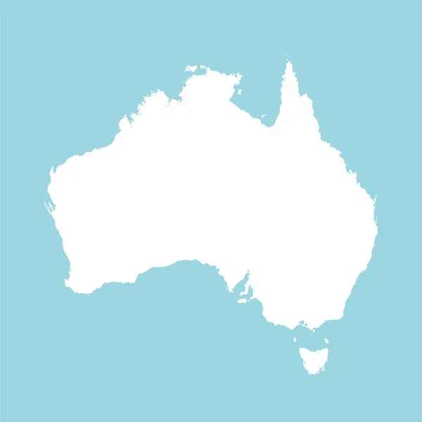 Avustralya 'nın haritası.