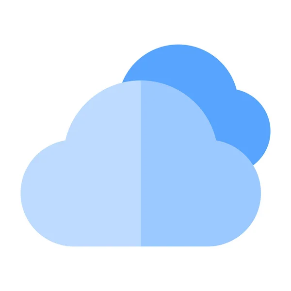 Cloud Webvektorsymbol — Stockvektor