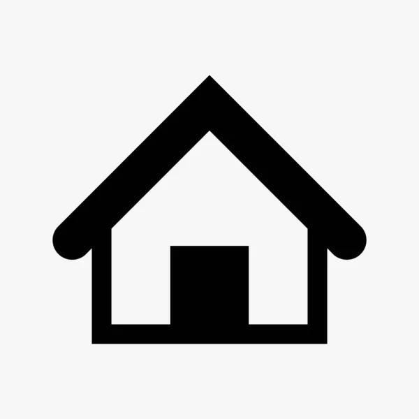 Vector Icon House Isolated White Background — Stockvektor