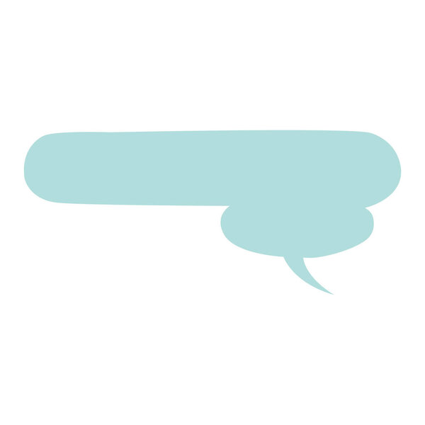 speech bubble vector icon isolated on white background