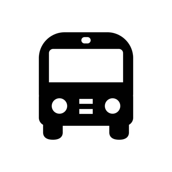 Bus Icon Flat Illustration Design — Vettoriale Stock