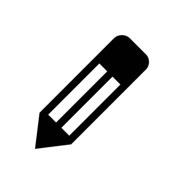 Vector Illustration Icon Pencil — Vettoriale Stock