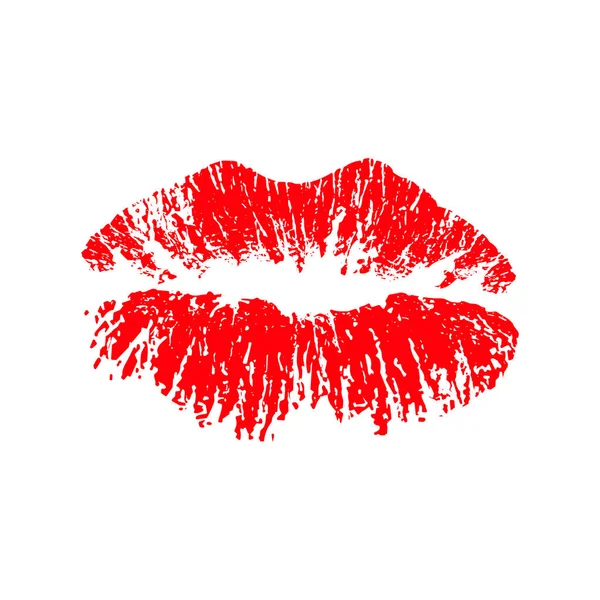 Minimalistic Vector Illustration Lips Icon — Stock Vector