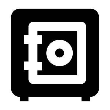 Güvendesin. Web simgesi basit illüstrasyon