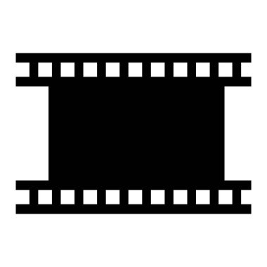 Film şeridi. Basit resimleme