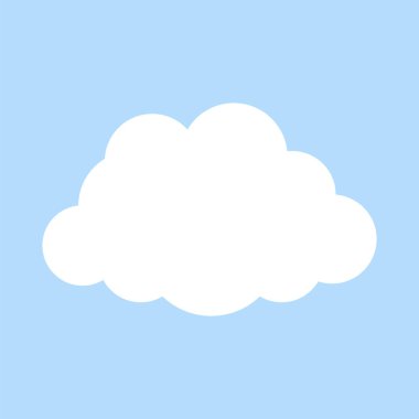 bulut web vektör simgesi