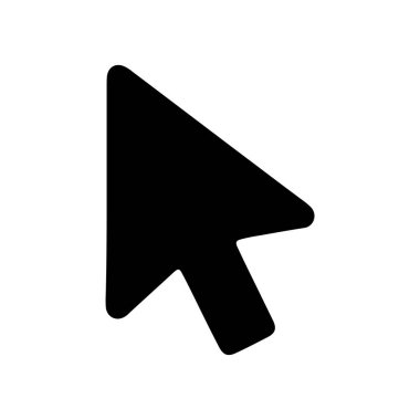 imleç ağ vektör simgesi