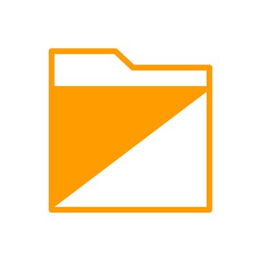 asgari vektör illüstrasyonu, dizin simgesi