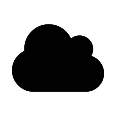 bulut web vektör simgesi