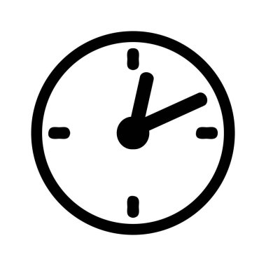 Saat vektör web simgesi