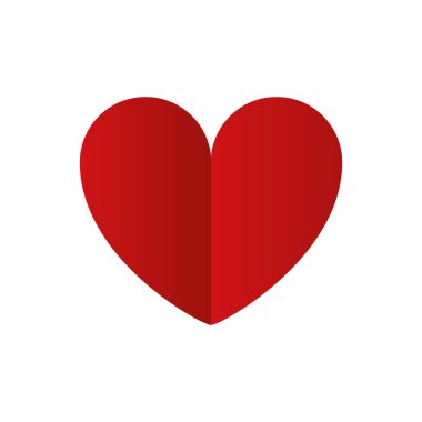 Arka planda kalp ikonu var. Aşk logosu kalp çizimi.