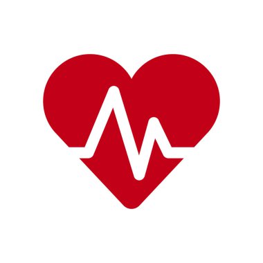 Arka planda kalp ikonu var. Aşk logosu kalp çizimi.