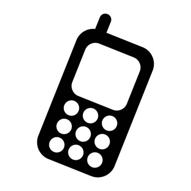 Telefonun vektör illüstrasyon simgesi 