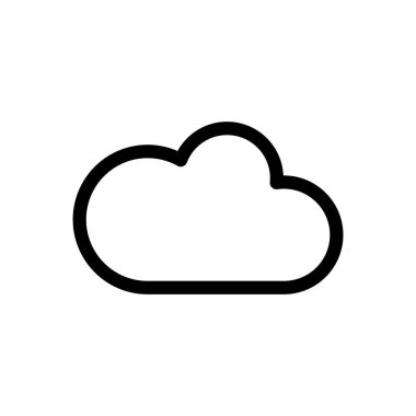 bulut web vektör simgesi