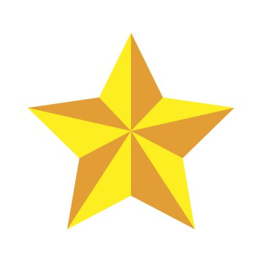 yıldız simgesi vektör illüstrasyonu