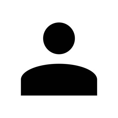 Avatar ve kullanıcının vektör illüstrasyon simgesi