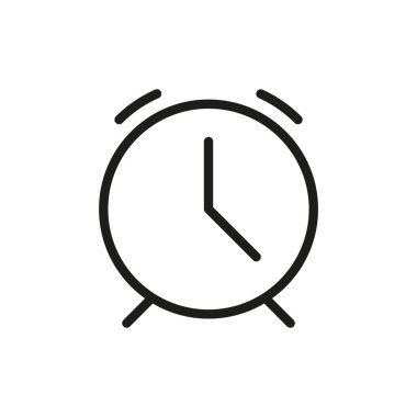 Saat vektör web simgesi