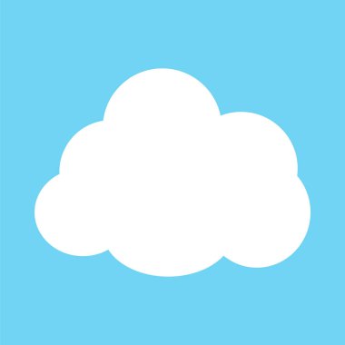 bulut web vektör simgesi