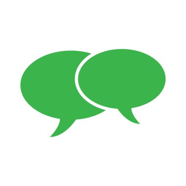 konuşma balonu ikonu vektör illüstrasyon tasarımı