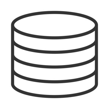 veritabanı simgesi çizimi