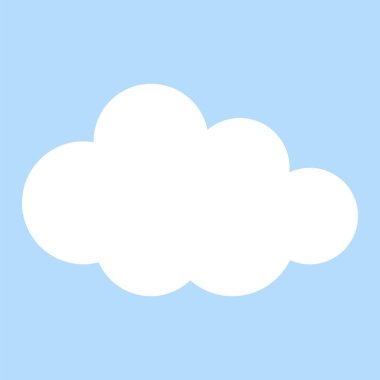 bulut web vektör simgesi