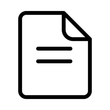 belge simgesi, vektör illüstrasyon tasarımı