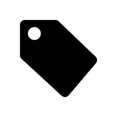 som siyah cuma etiketi vektör illüstrasyonu