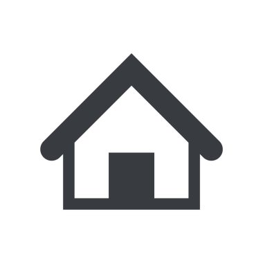 ev simgesi, vektör illüstrasyonu