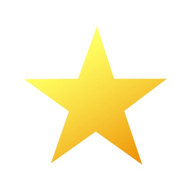 yıldız simgesi vektör illüstrasyonu