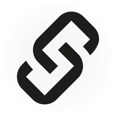 bağlantı düz vektör simgesi