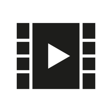 Çalma düğmesinin vektör illüstrasyon simgesi 