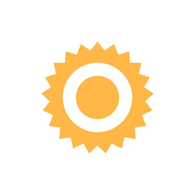 Güneş Simgesi Vektör illüstrasyonu