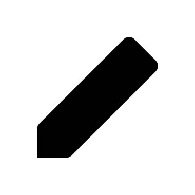 Kurşun kalemlerin vektör illüstrasyon simgesi 